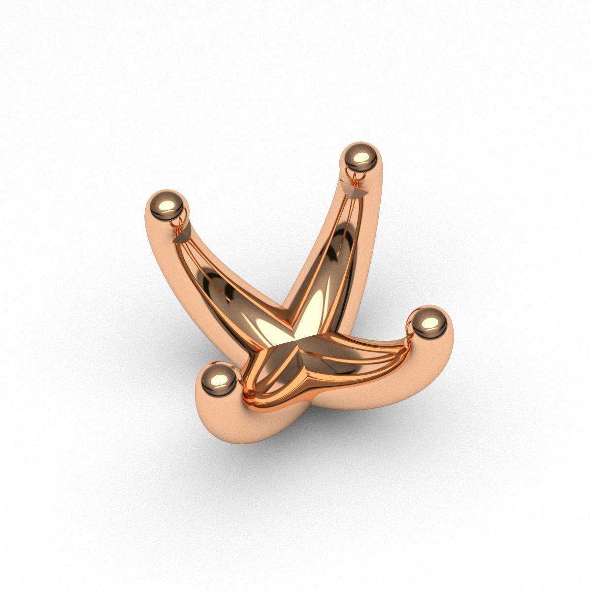 A package of ring heads engagement anniversary prong printable 3D print model_2