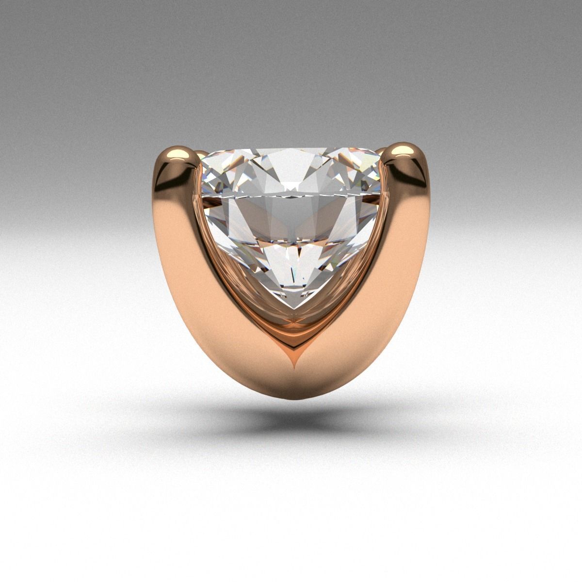 A package of ring heads engagement anniversary prong printable 3D print model_3