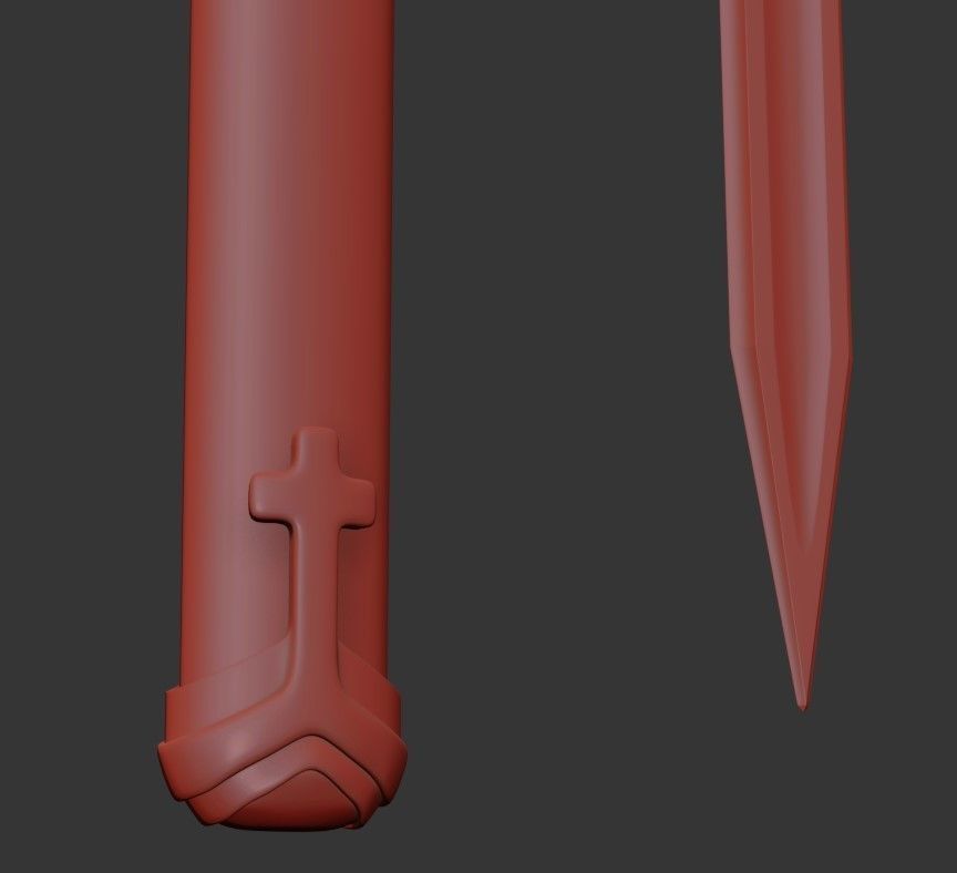 Sword Art Online Lambent Light Rapier 3D print model_8