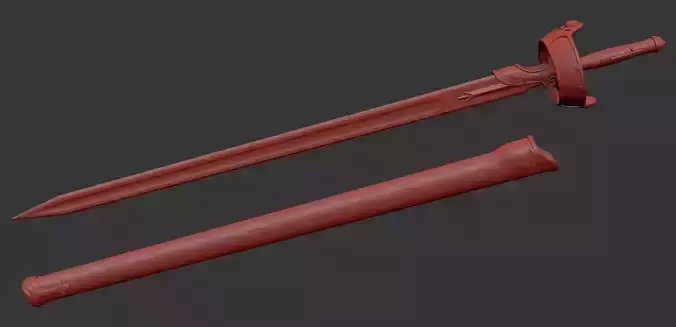 Sword Art Online Lambent Light Rapier 3D print model