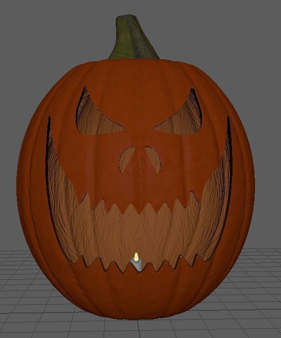 Pumpkin v06 2020 3D model_12