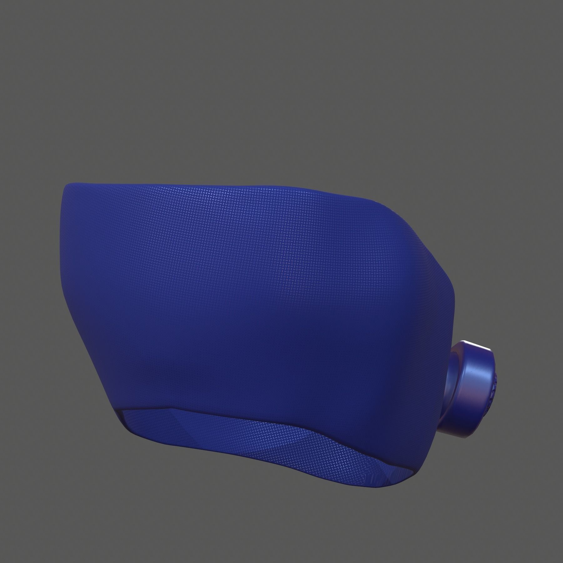 Gas mask helmet 3d model scifi Low-poly Low-poly 3D model_3