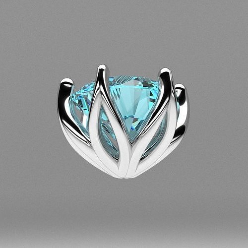 A package of solitaire ring heads engagement 6 prong printable 3D print model