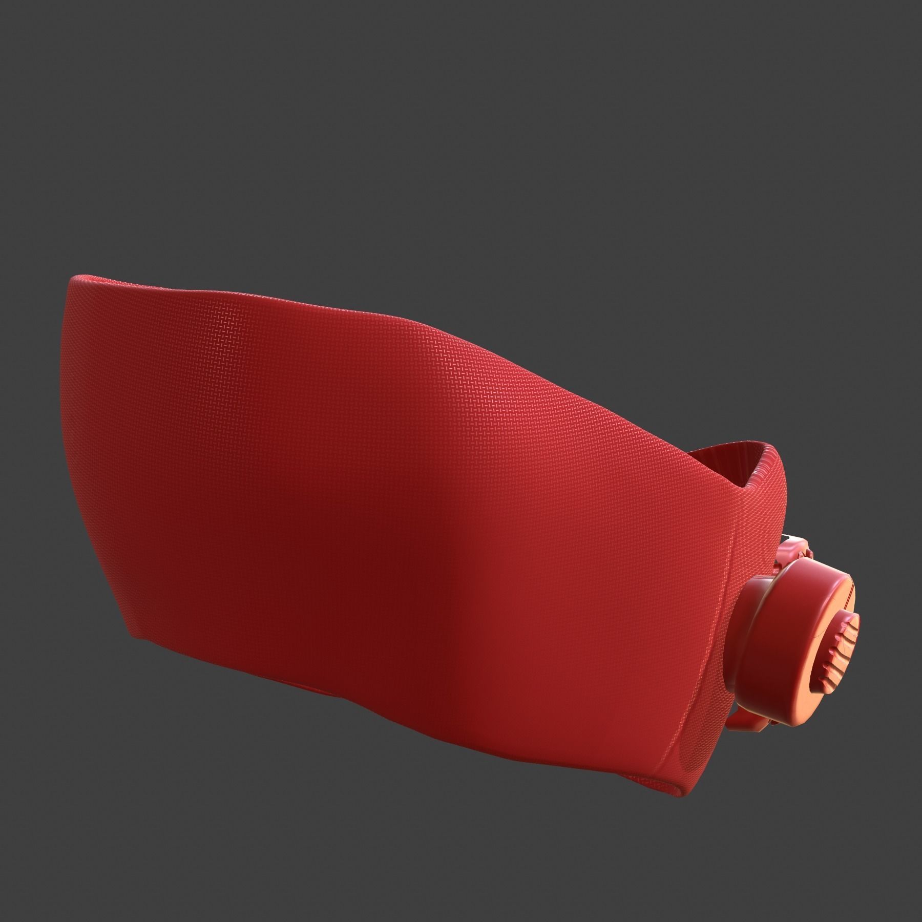 Gas mask helmet 3d model scifi Low-poly Low-poly 3D model_8