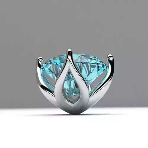 A package of solitaire ring heads engagement 4 prong printable 3D print model