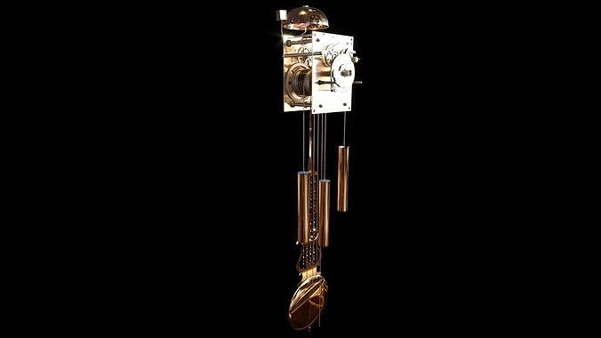 Pendulum Clock Mechanism 3D model