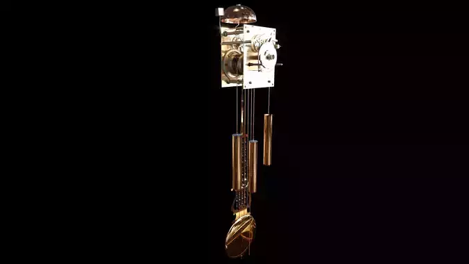 Pendulum Clock Mechanism 3D model