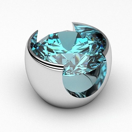 A package of solitaire ring heads engagement flush printable 3D print model