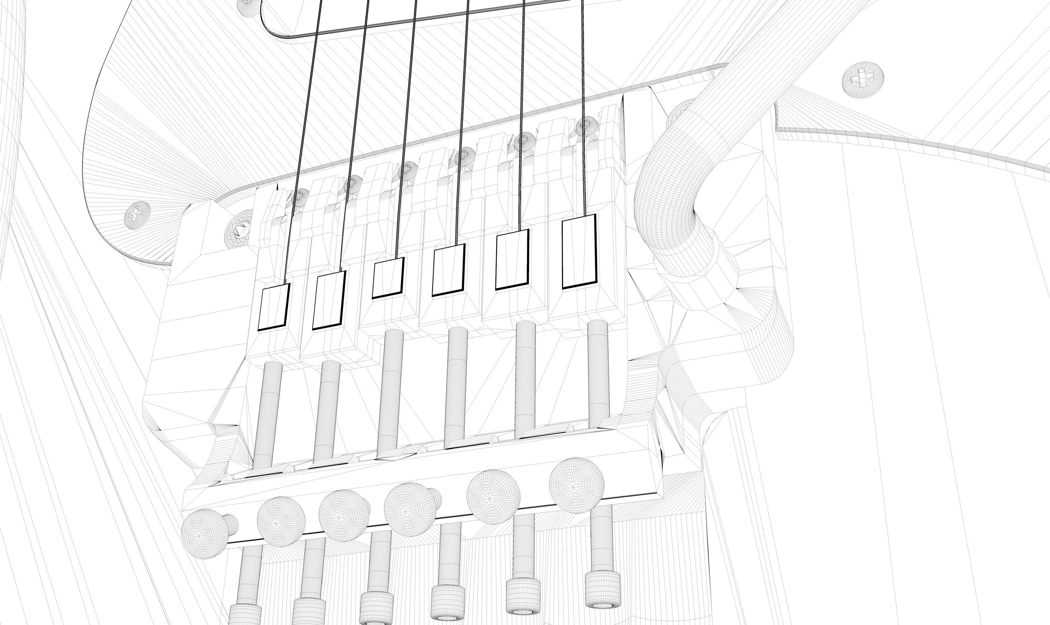 Electric Guitar Collection 3D model_20