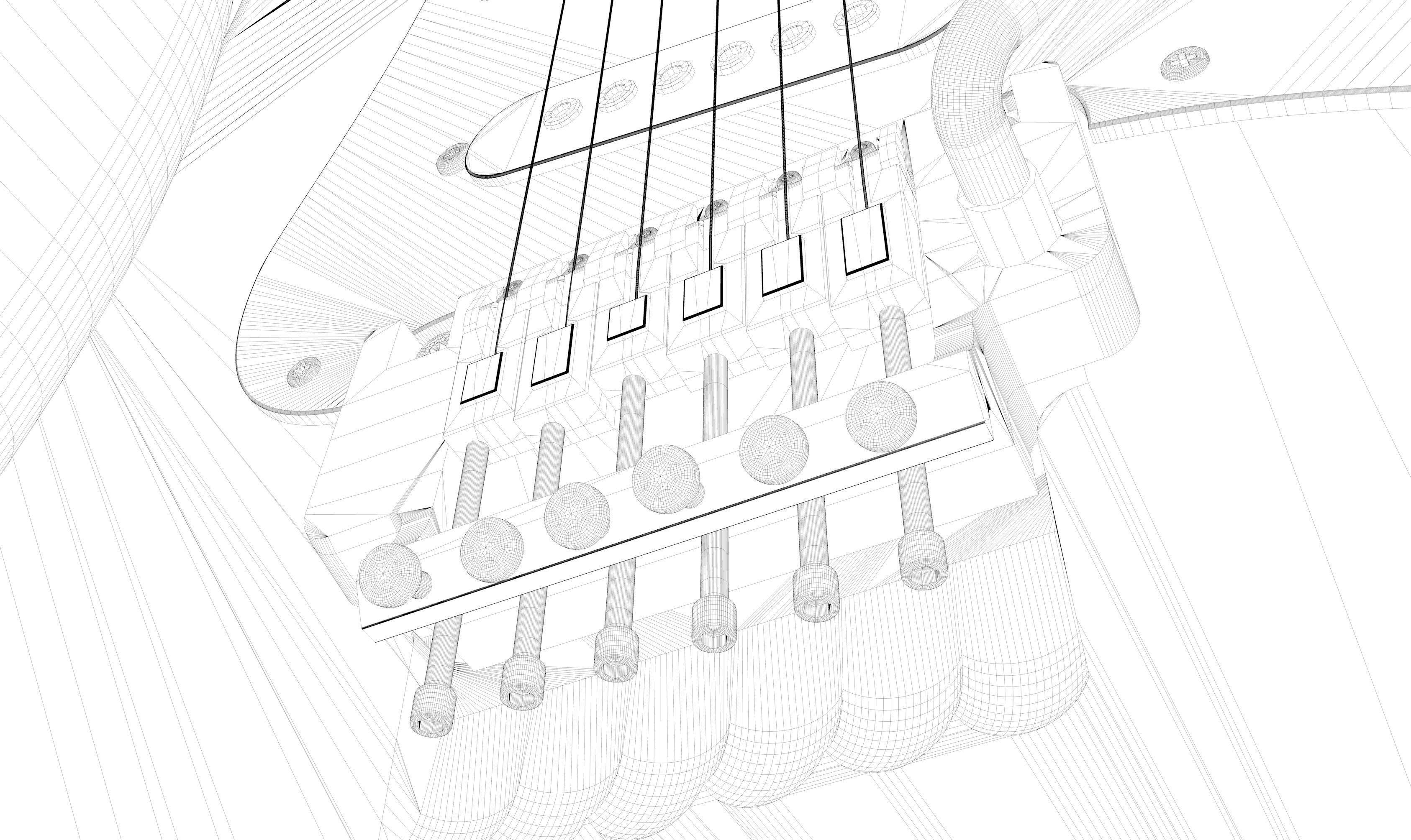 Electric Guitar Collection 3D model_21