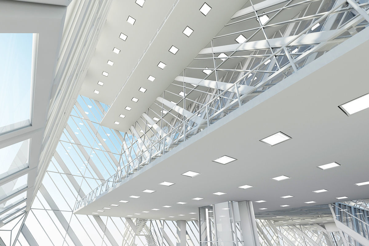 Office Building Tower 3 3D model_30