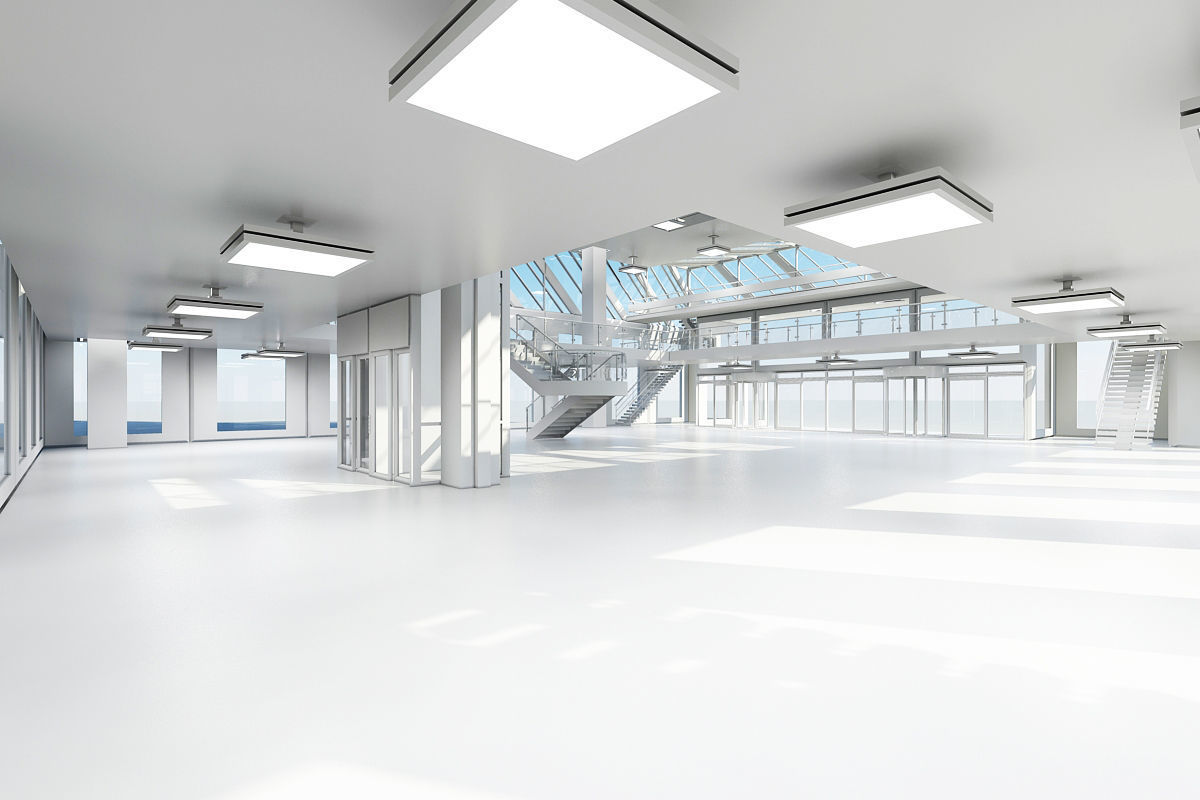 Office Building Tower 3 3D model_24
