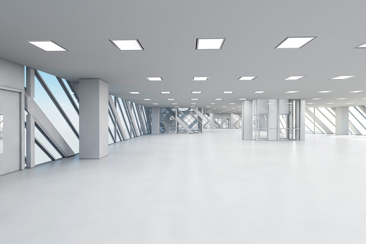 Office Building Tower 3 3D model_11