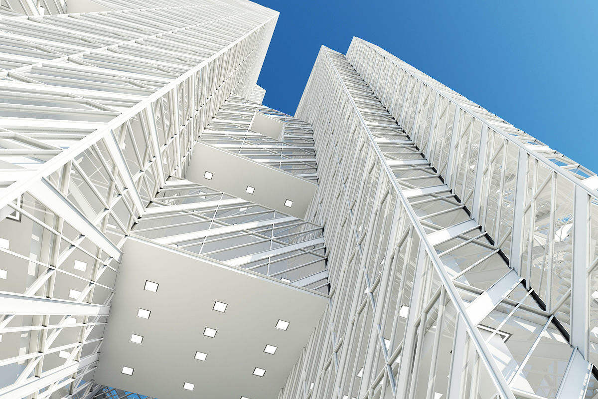 Office Building Tower 3 3D model_26