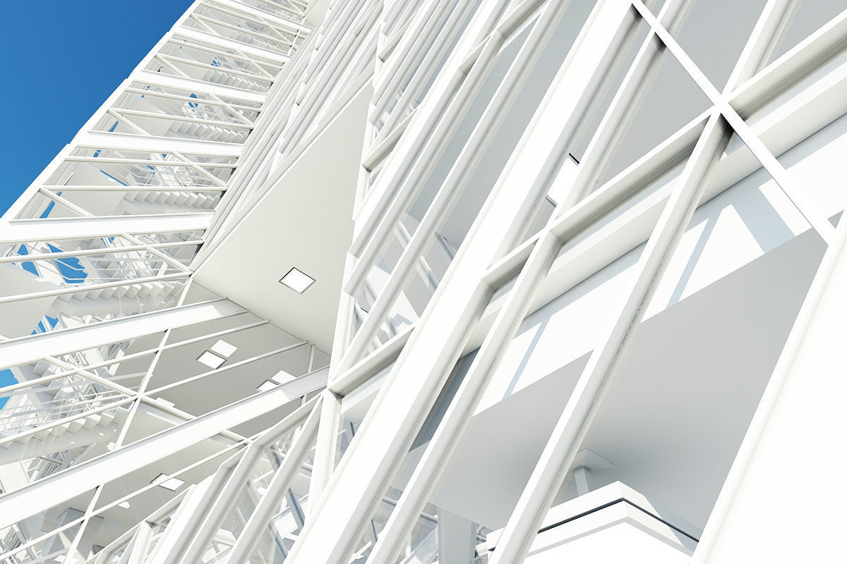 Office Building Tower 3 3D model_29