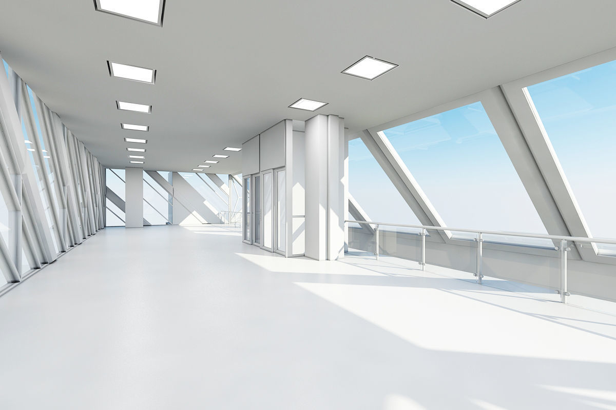 Office Building Tower 3 3D model_8