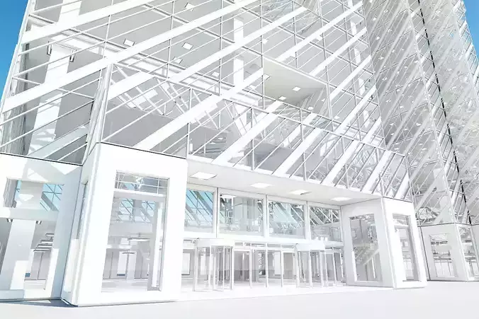 Office Building Tower 3 3D model