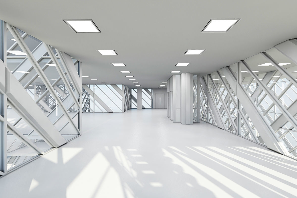 Office Building Tower 3 3D model_32
