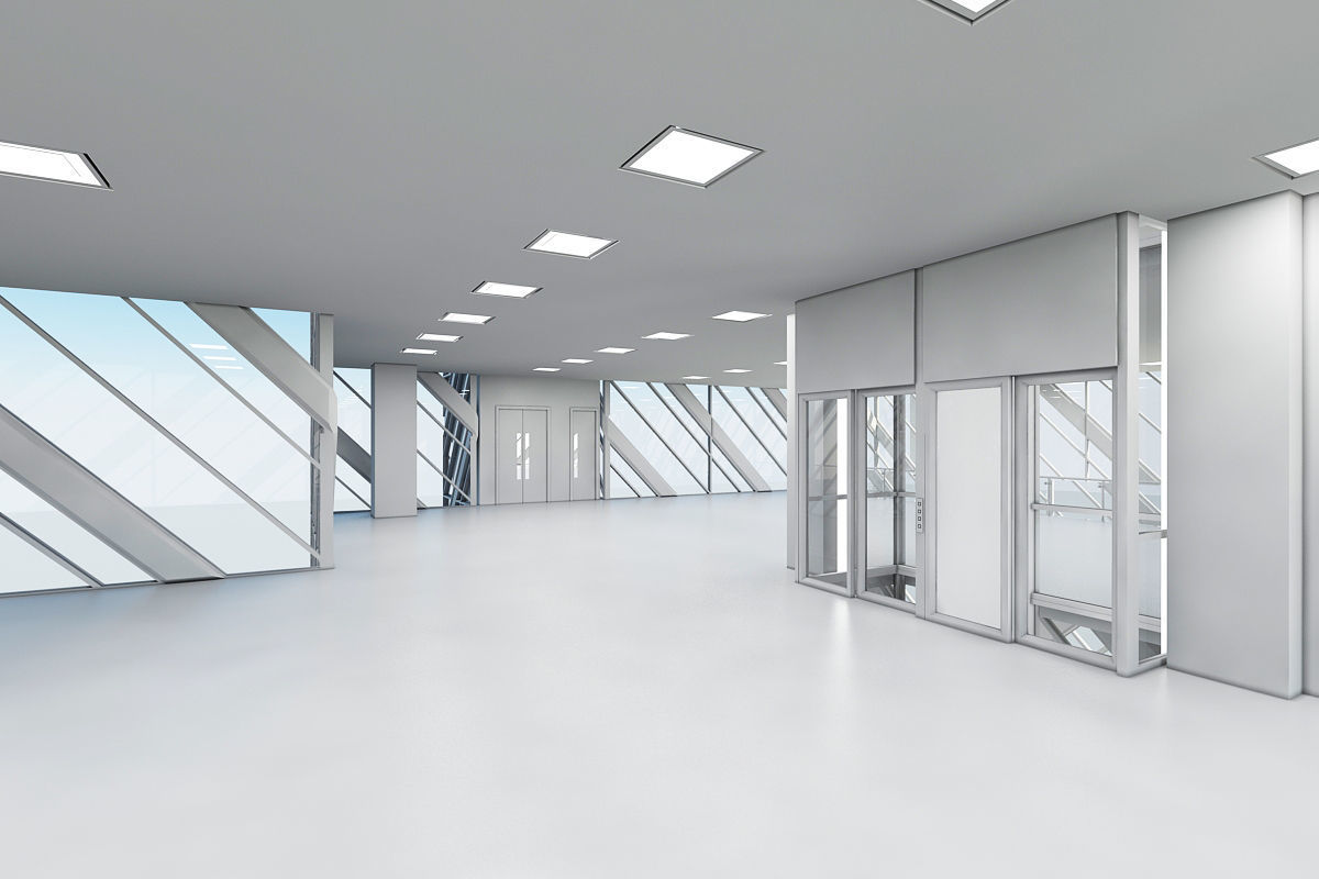 Office Building Tower 3 3D model_2