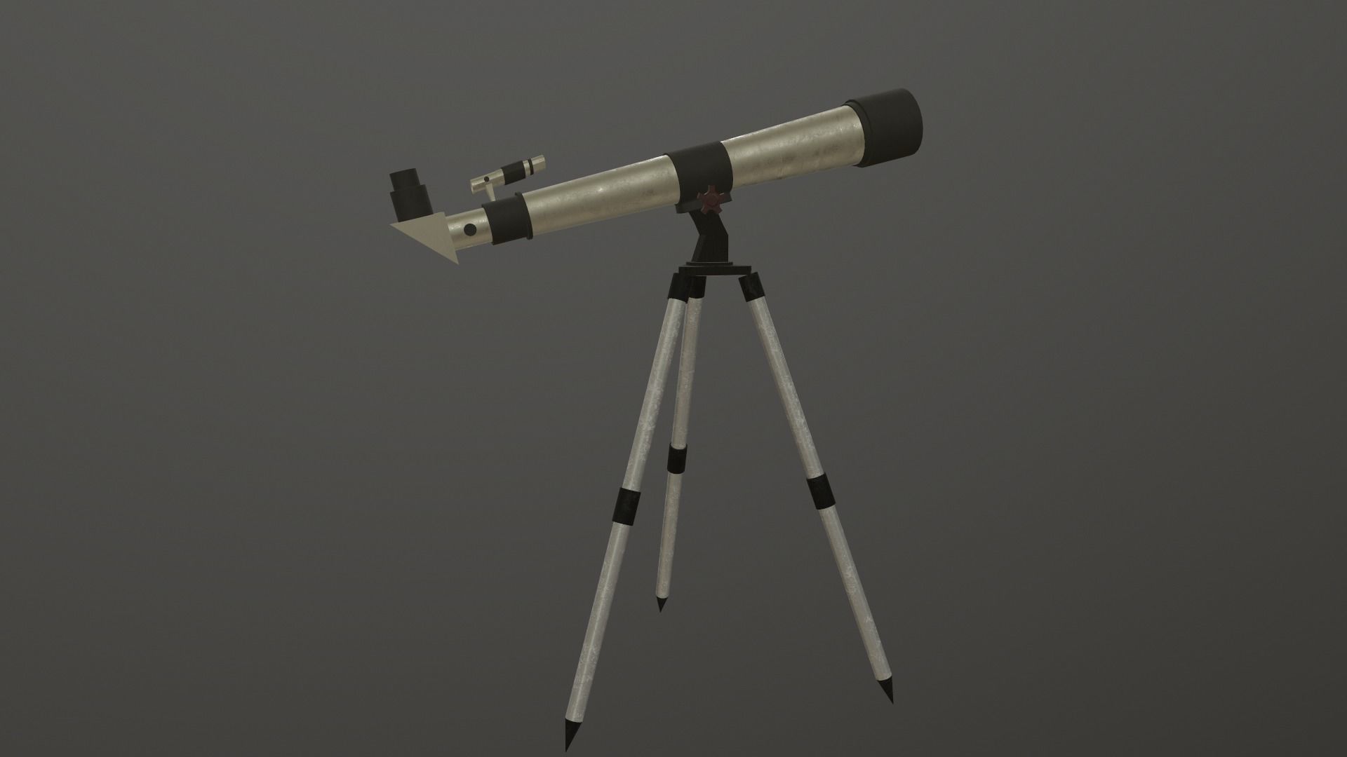 laboratory 3D model game-ready telescope | CGTrader