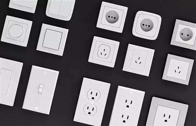 Power outlets and Lights Switches Pack