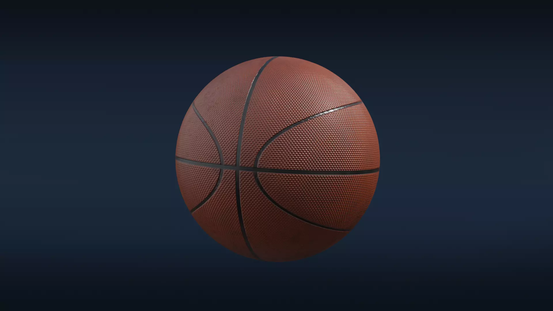 Basketball ball Free low-poly 3D model