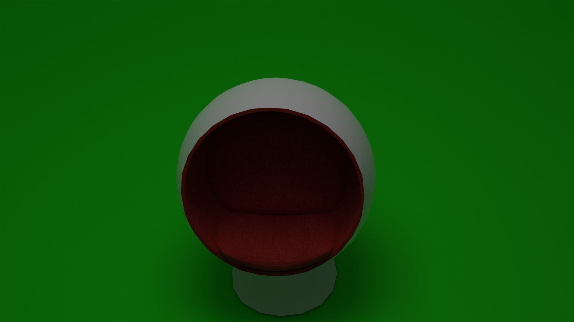 Ball chair 3D model_2
