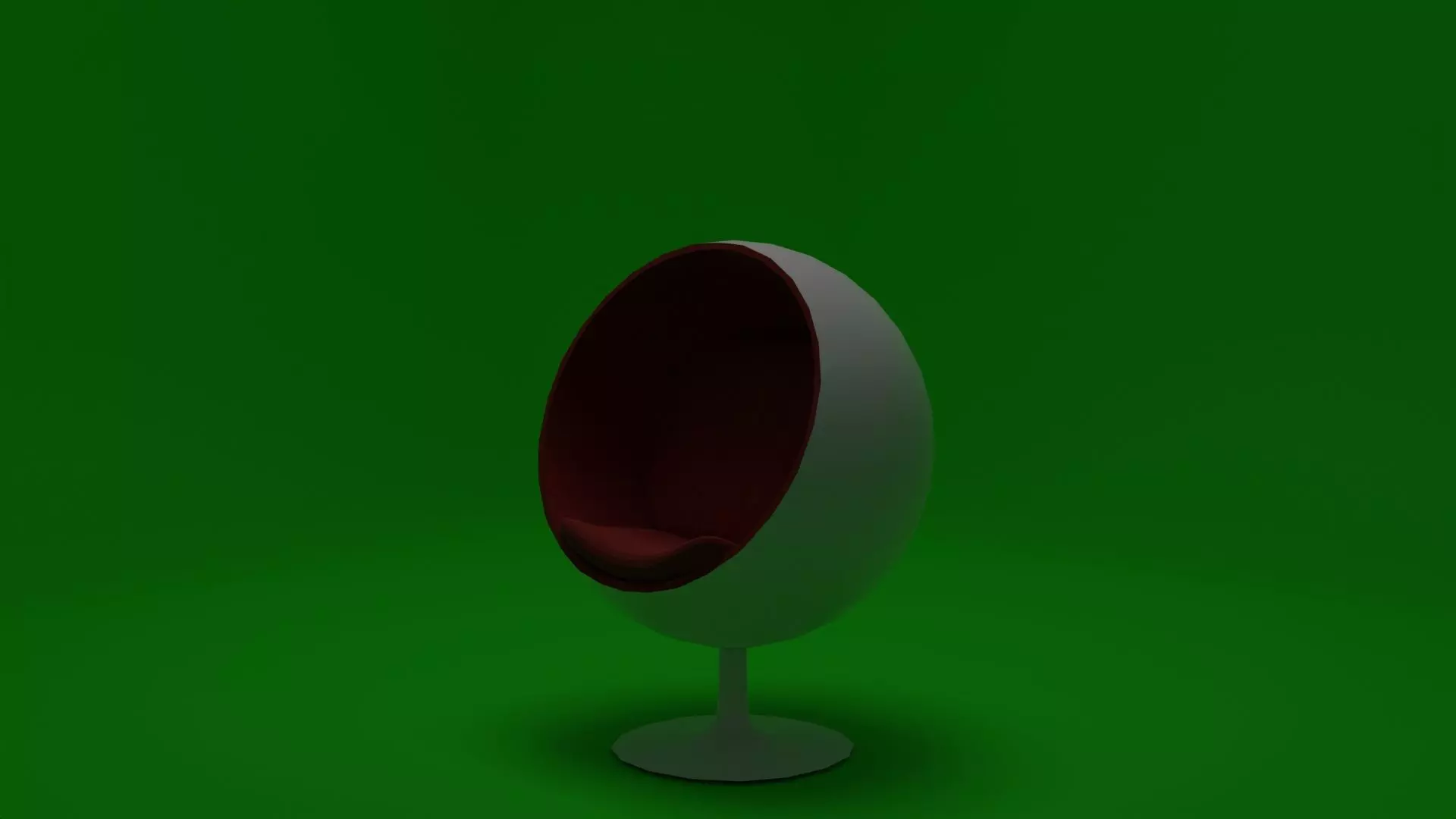 Ball chair 3D model_0