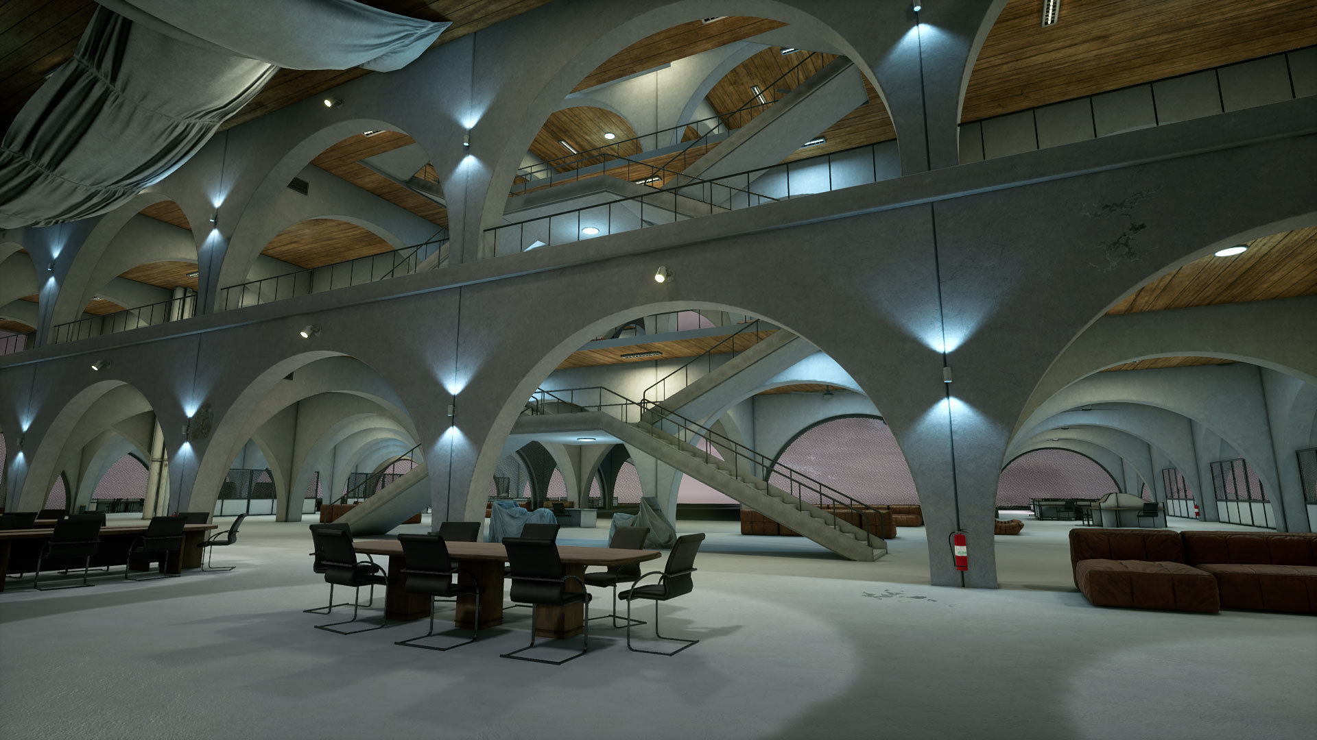 Industrial Office 04 Low-poly 3D model_1