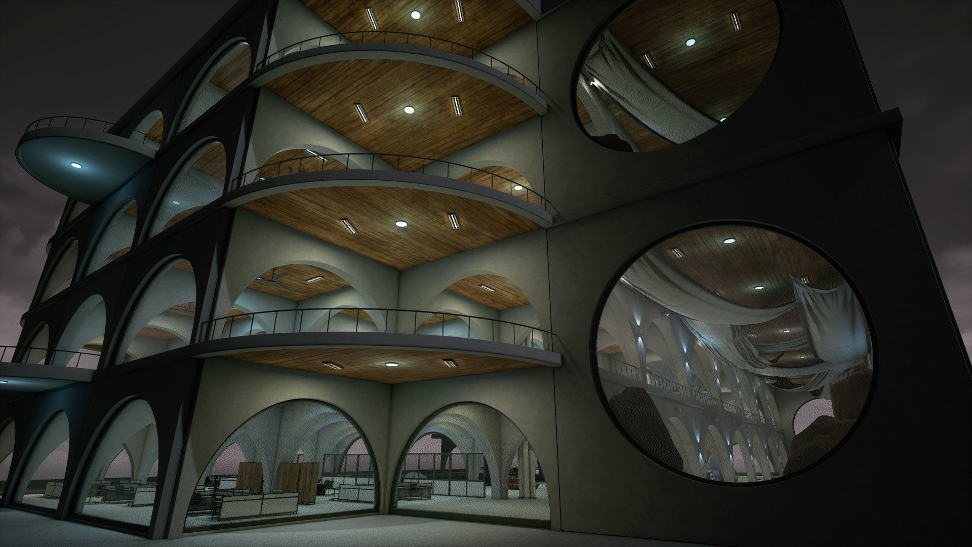 Industrial Office 04 Low-poly 3D model_6