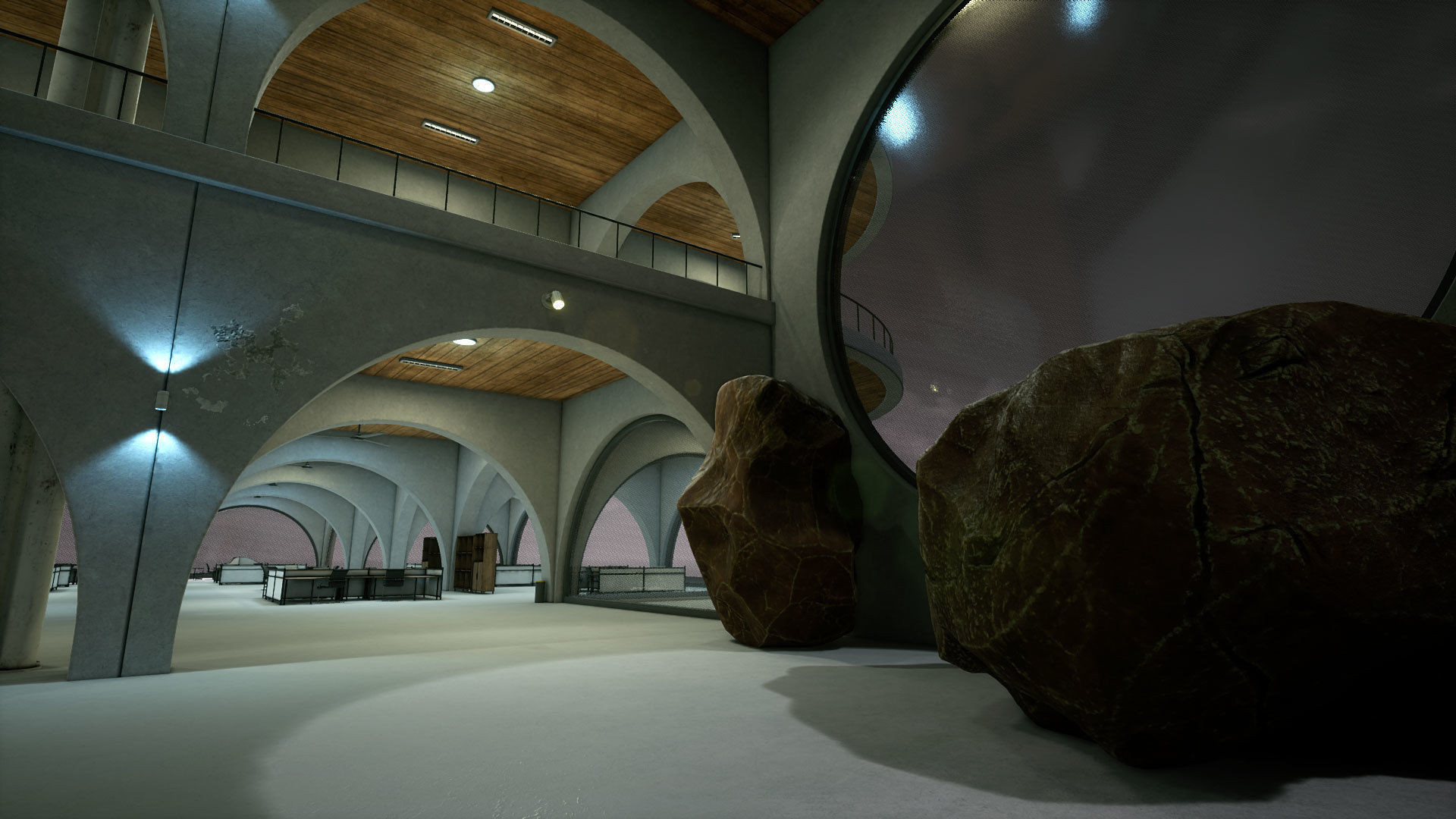 Industrial Office 04 Low-poly 3D model_2