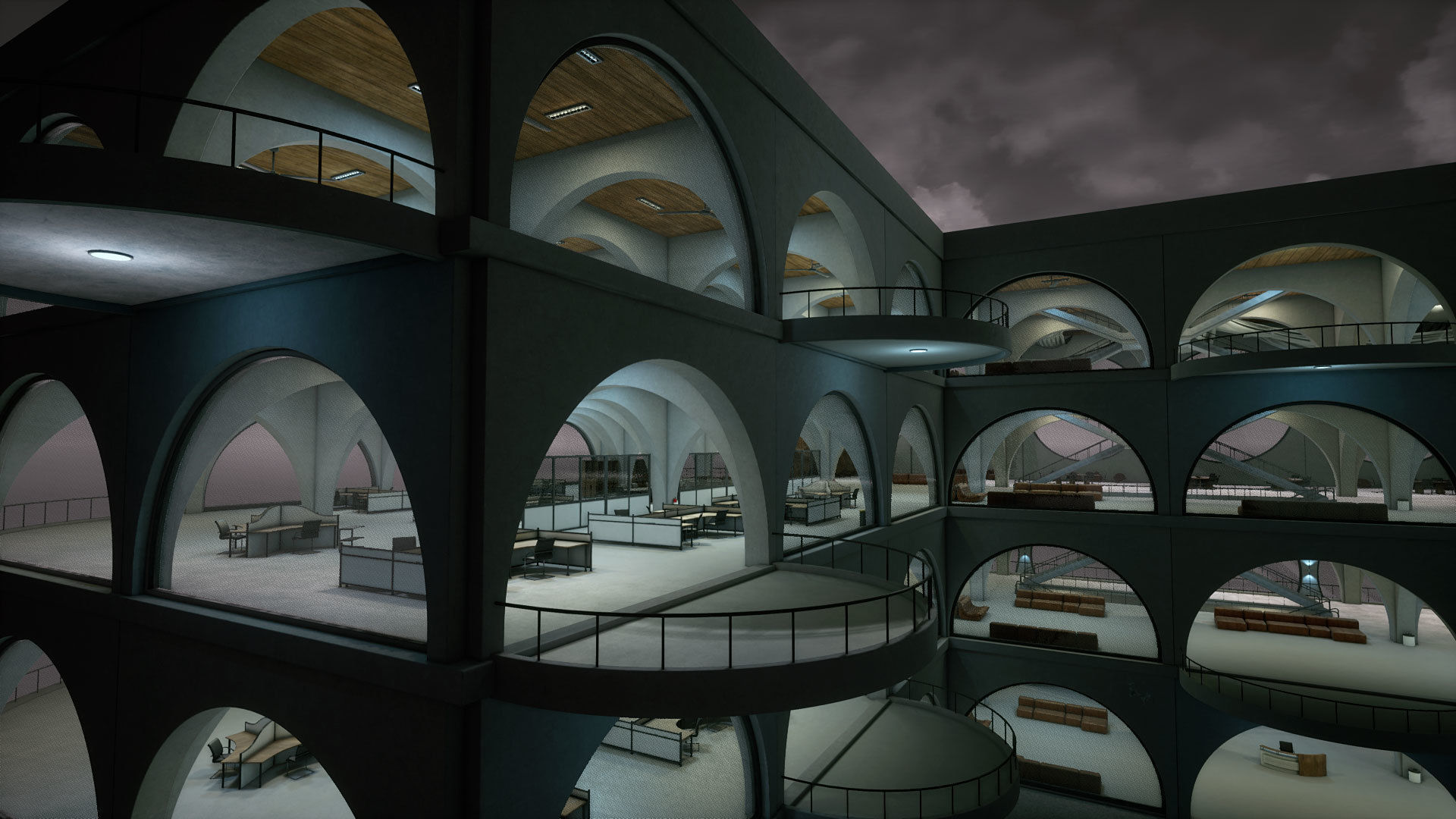 Industrial Office 04 Low-poly 3D model_4