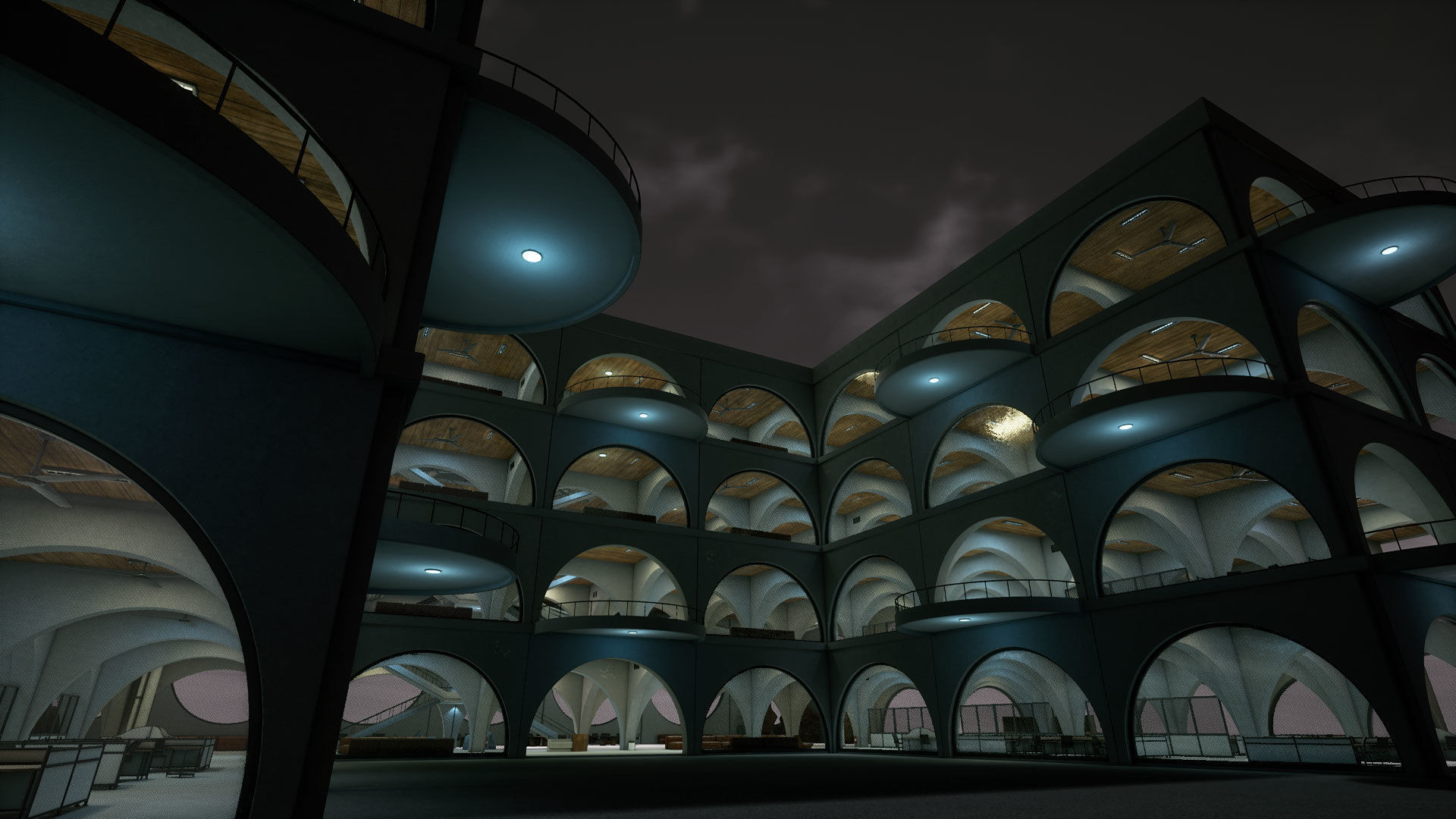 Industrial Office 04 Low-poly 3D model_9