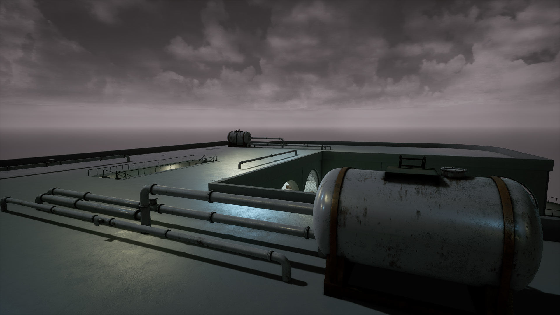 Industrial Office 04 Low-poly 3D model_7