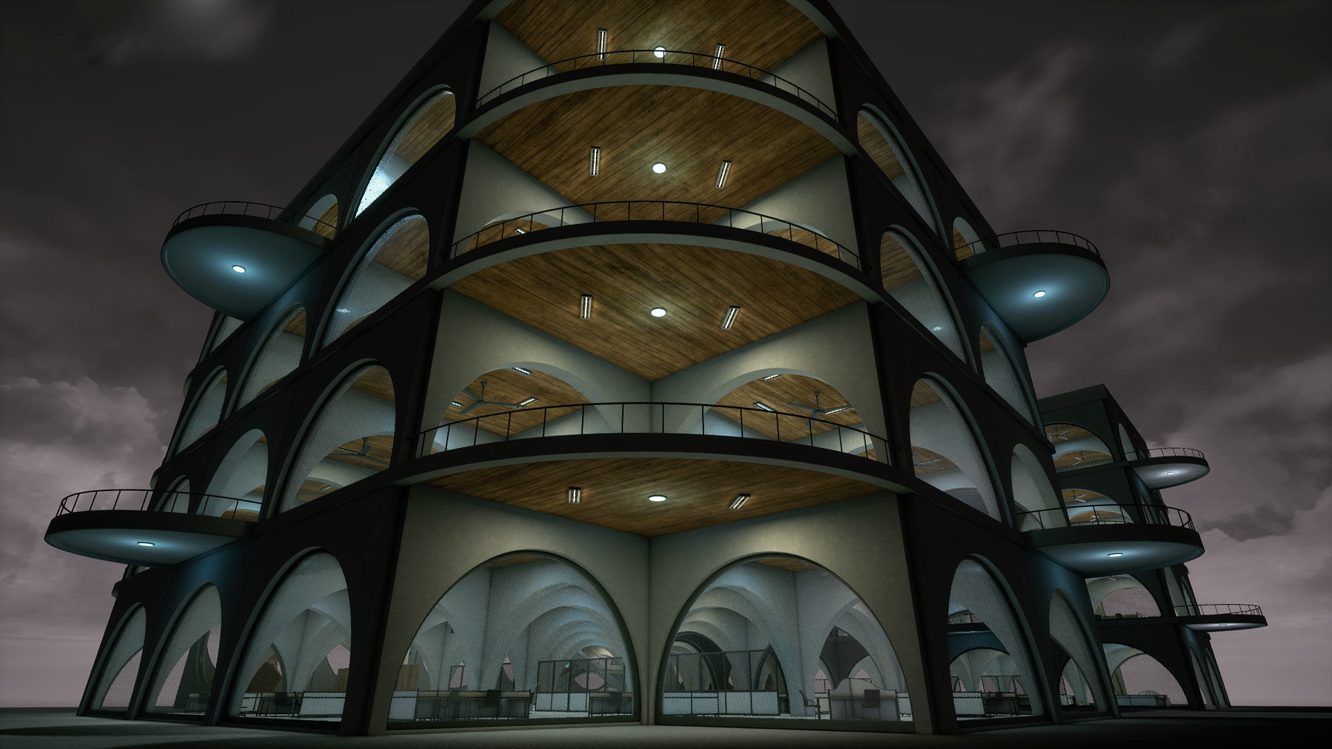 Industrial Office 04 Low-poly 3D model_5