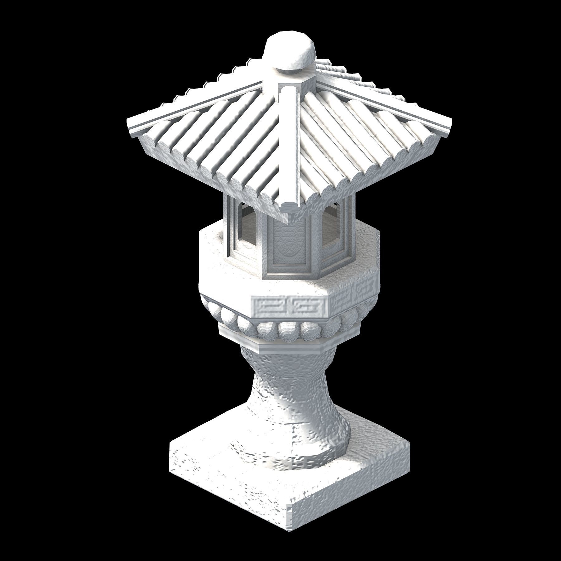 Tongxinfang-Palace Lantern 01 3D model_2