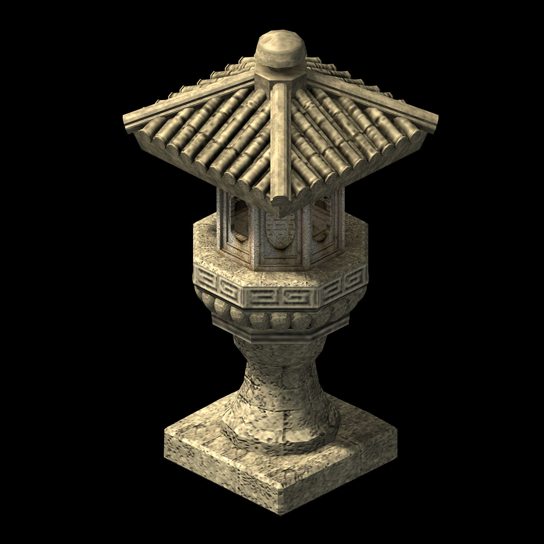 Tongxinfang-Palace Lantern 01 3D model_3