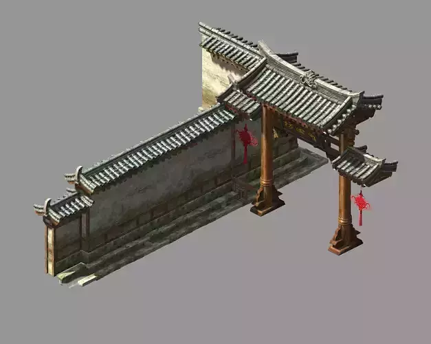 Tongxinfang-archway chinese gate