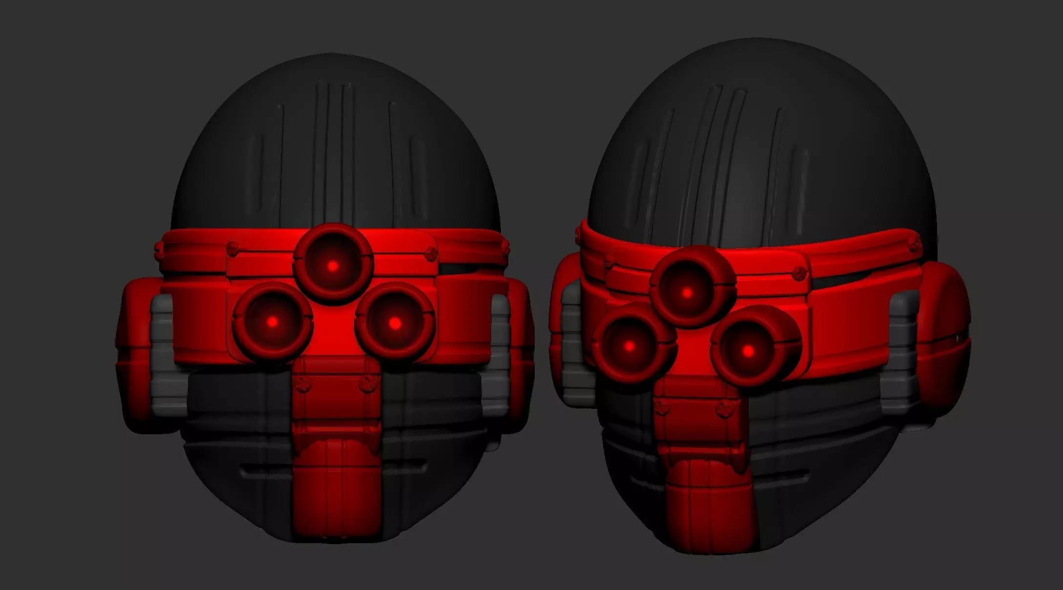 helmet high poly sculpt 3d printable ver 7 3D model 3D model