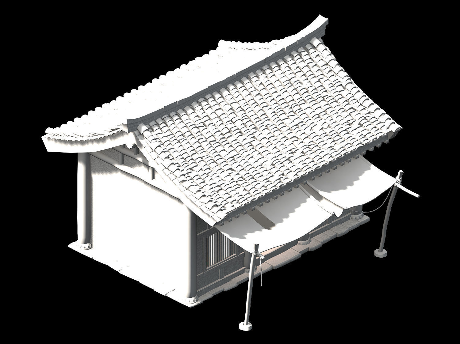 Tongxinfang-Embroidery Workshop 3D model_2