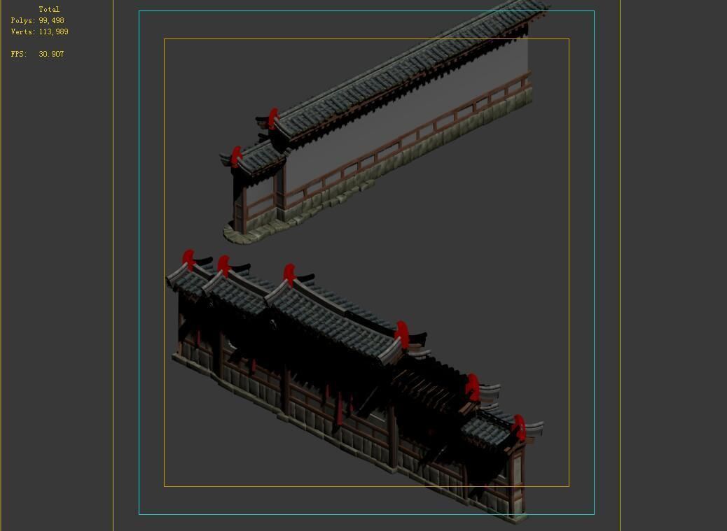 Tongxinfang-Shadow Wall 3D model_5