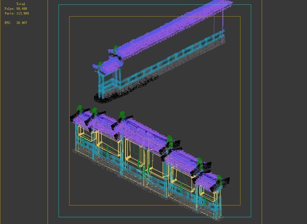 Tongxinfang-Shadow Wall 3D model_4