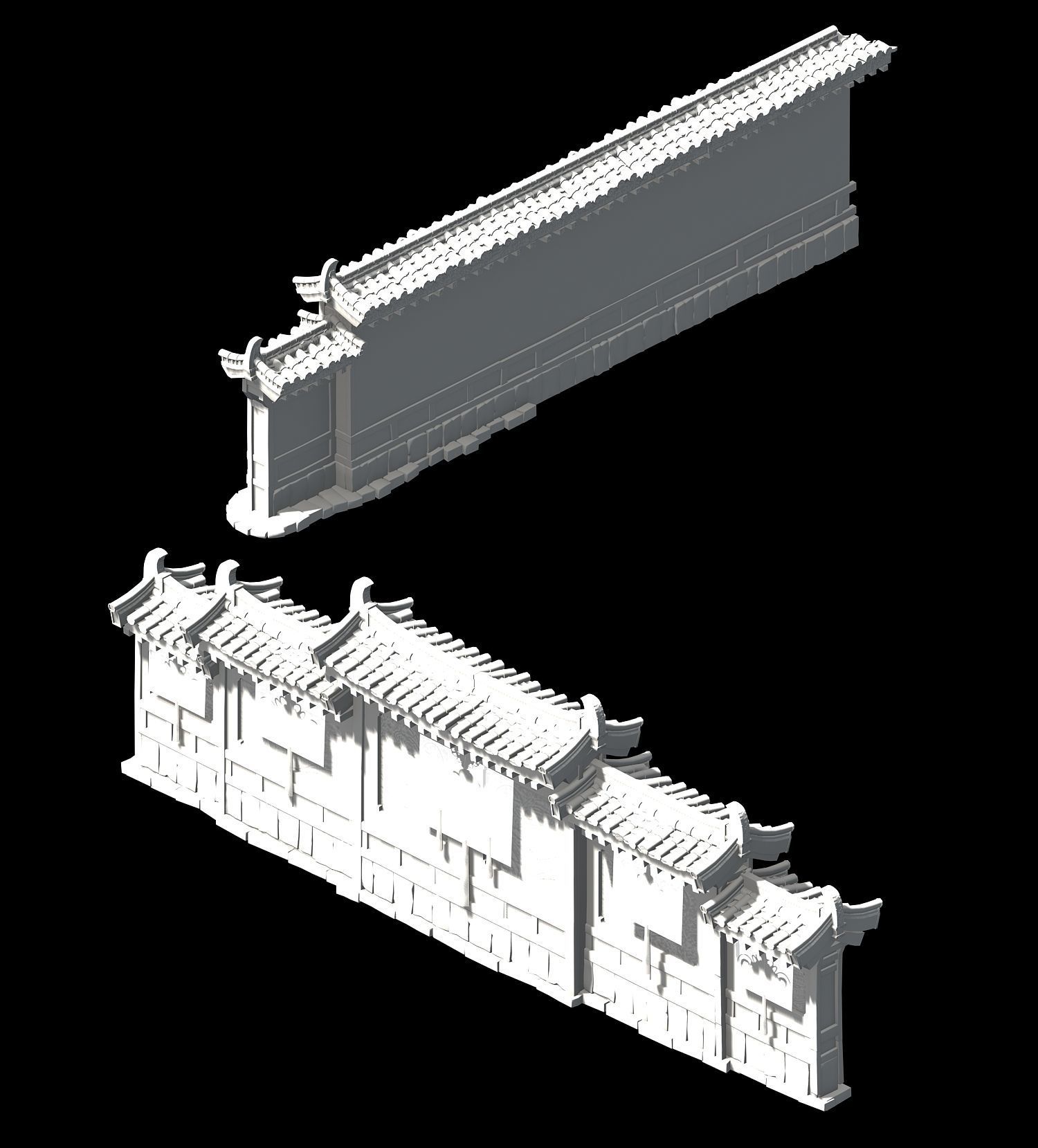 Tongxinfang-Shadow Wall 3D model_2