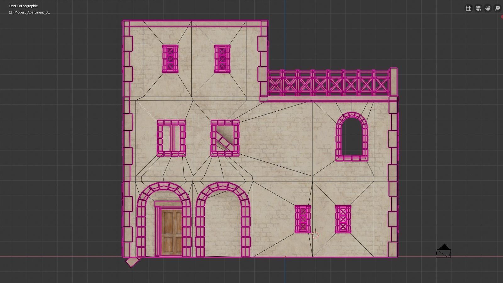 Modest Apartment Low-poly 3D model_28