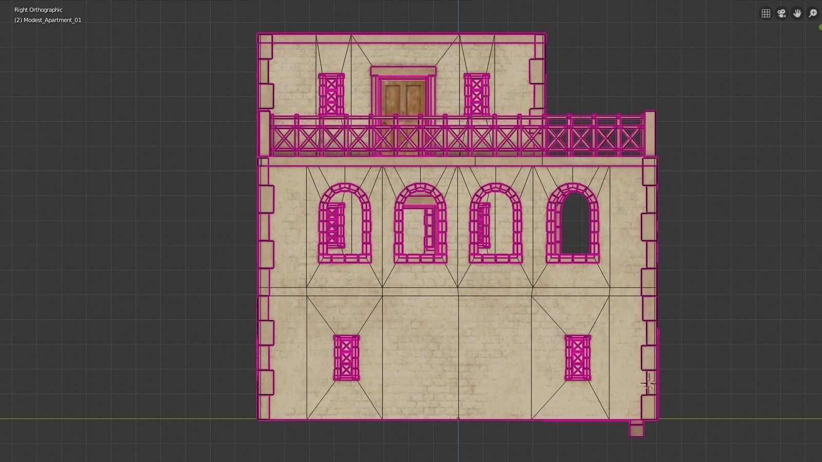 Modest Apartment Low-poly 3D model_31