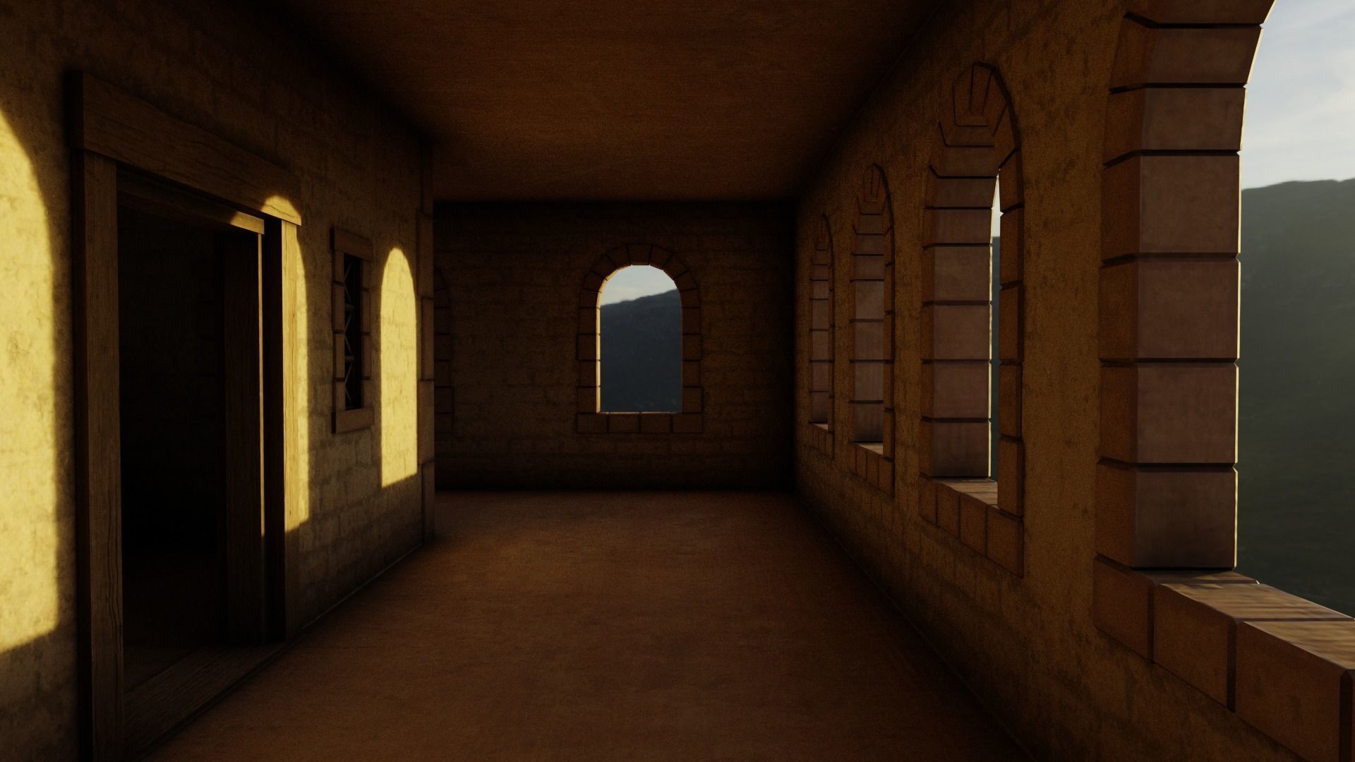 Modest Apartment Low-poly 3D model_20