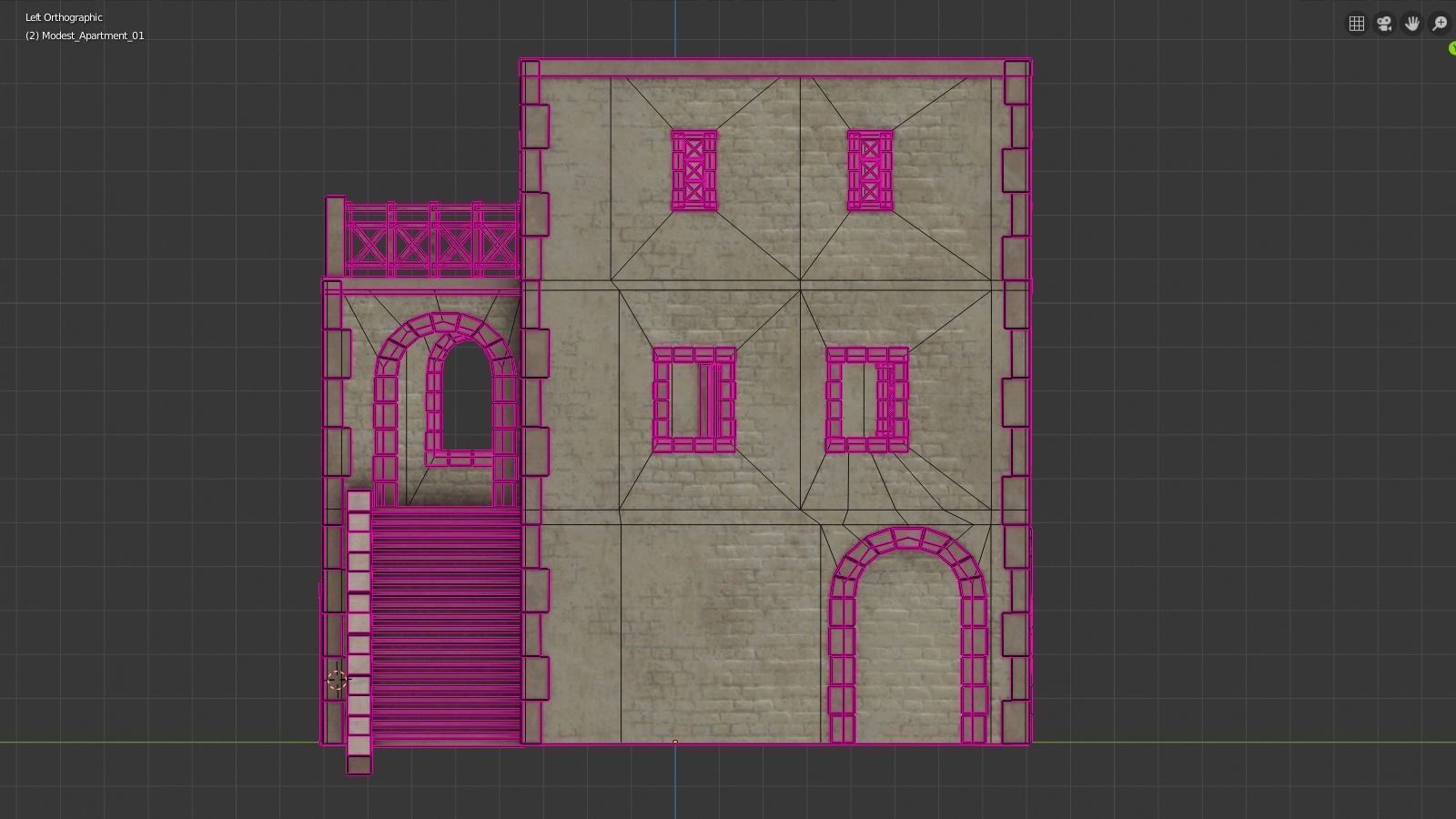 Modest Apartment Low-poly 3D model_27