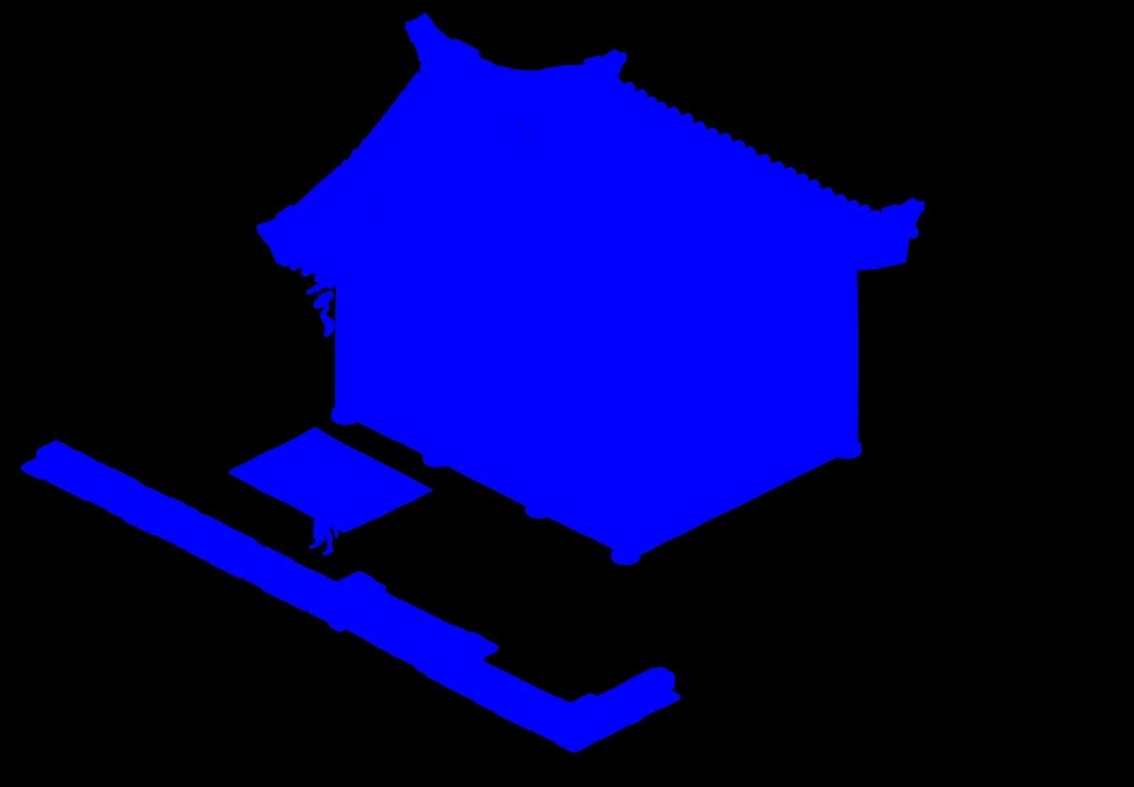 Tongxinfang-Zhuoyufang chinese house 3D model_2