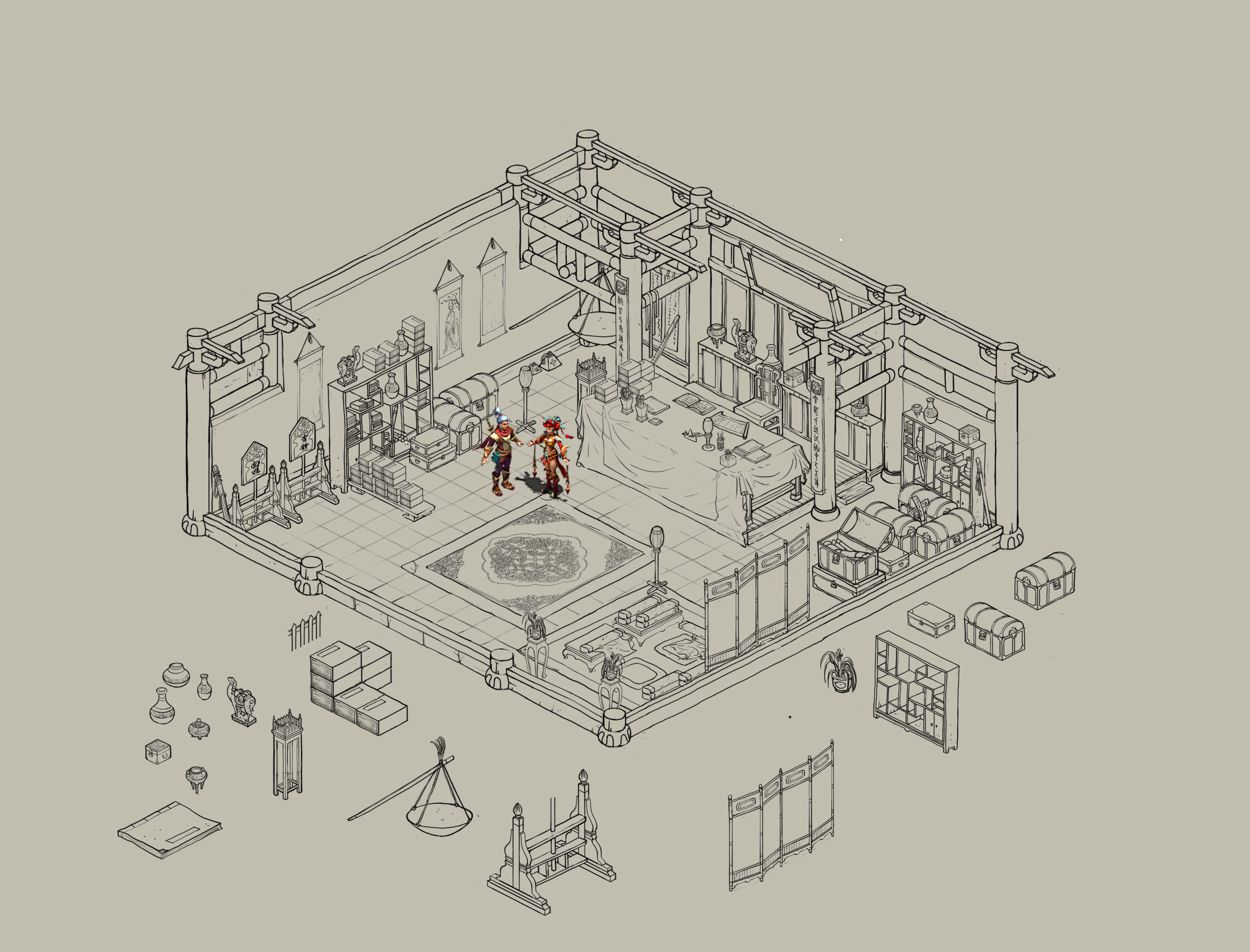 Concentric Spinning-Weaving Supervisor 12 3D model_2