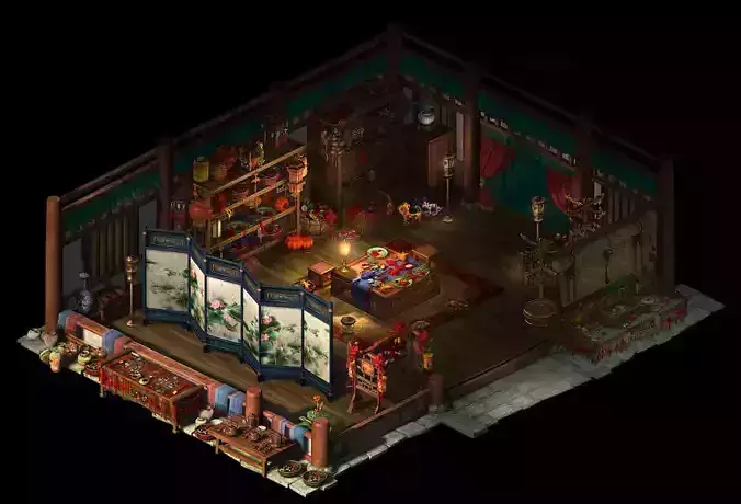 Tongxin Pavilion-Interior 01